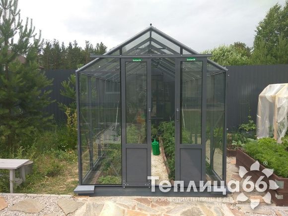 Теплица botanik mini, ширина 2,1 метра, 3,2 метра длина под стекло